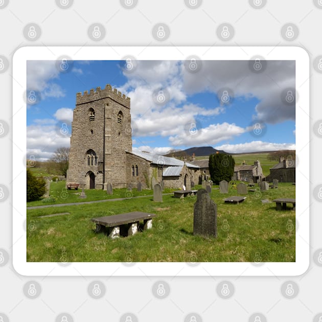 Horton-in-Ribblesdale, North Yorkshire Sticker by Chris Petty